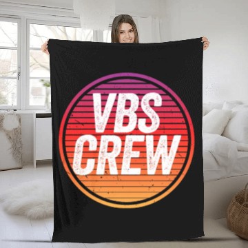 Discover VBS Colorful Bible Vacation School Love Fleece Blankets
