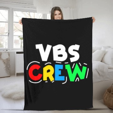 Discover VBS Colorful Bible Vacation School Love Fleece Blankets