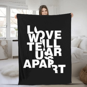 Discover Love Will Tear Us Apart Fleece Blankets