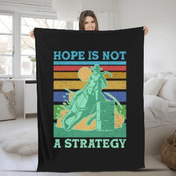 Discover Barrel Racer Barrel Racing Quote Fleece Blankets