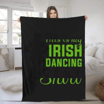 Discover Irish Dance Fleece Blankets