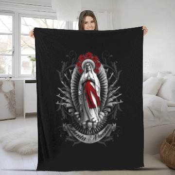 Discover Santa Muerte, Devoción, Altar, Rituales, Oración, Fleece Blankets