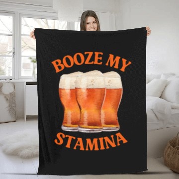 Discover FUNNY IRISH BEER Fleece Blankets