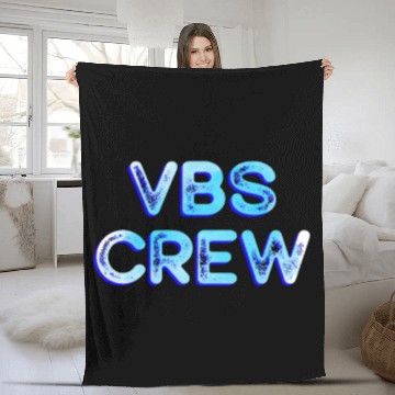 Discover VBS Colorful Bible Vacation School Love Fleece Blankets