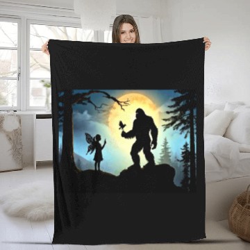 Discover Midnight meeting Fleece Blankets