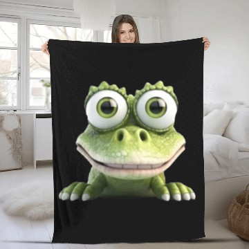 Discover Nice frog Fleece Blankets