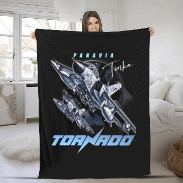 Discover Panavia Tornado European Air Force Fighterjet Fleece Blankets