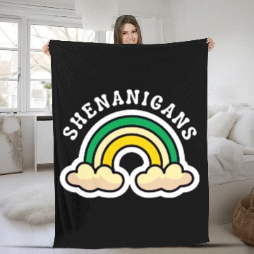 Discover St Patricks Shenanigans St Patricks Day Fleece Blankets