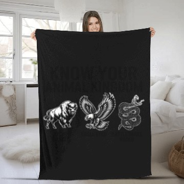 Discover Animal Fleece Blankets, Know Your Animal Kingdom Bison