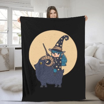 Discover Black Magic Fleece Blankets
