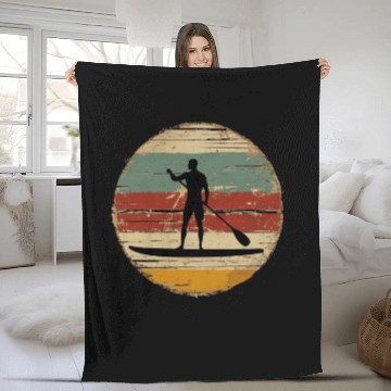 Discover Standup Paddle 2 Fleece Blankets