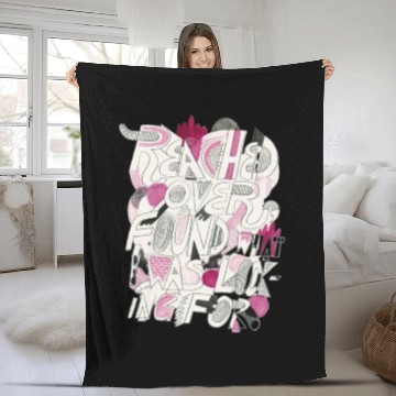 Discover Street graffiti Fleece Blankets