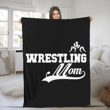 Discover Wrestling Mom Passion Is Gift Best Design Cool Fleece Blankets
