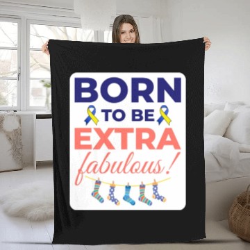 Discover Down Syndrome Awareness Extra Fabulous Fleece Blankets
