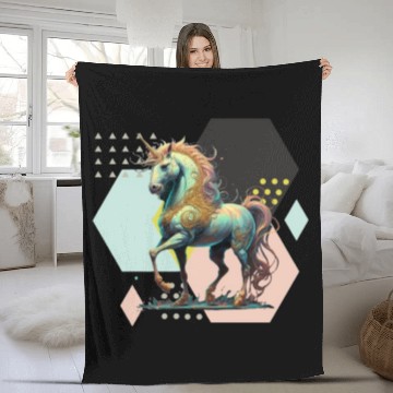 Discover Unicorn Fleece Blankets