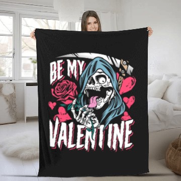 Discover Be my valentine | love feast day Fleece Blankets