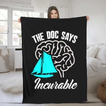 Discover Sailor Sailing Doctor Incurable Fleece Blankets