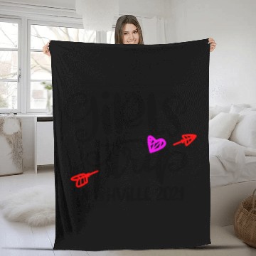 Discover Bachelorette Party Girls Girls Fleece Blankets