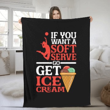Discover If You Want A Soft Serve, Go Get Ice Cream 5 Fleece Blankets