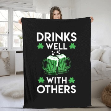 Discover Green Beer St Patrick s Day Fleece Blankets