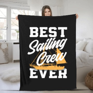 Discover Sailor Sailing Crew Gift Fleece Blankets
