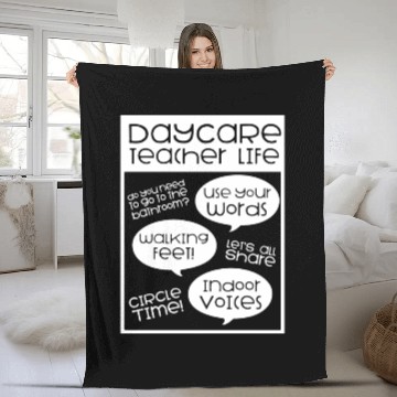 Discover Daycare Teacher Gift Daycare Provider Gifts Fleece Blankets