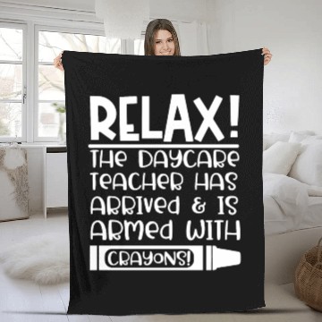 Discover Daycare Teacher Gift Daycare Provider Fleece Blankets