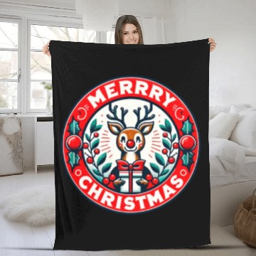 Discover Merry Christmas design Funny Gift for Xmas Lovers Fleece Blankets