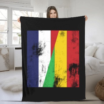 Discover MALI FRANCE DRAPEAU DE L'AMITIÉ Fleece Blankets