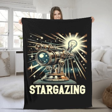 Discover Astrophotography Astronomy Space Camera Star Watch Fleece Blankets