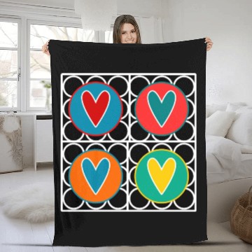 Discover HEART. COUPLE. JUST MARRIED. Bachelorette party. VALENTINE'S DAY. Fleece Blankets