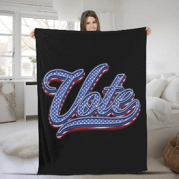 Discover Vote Usa - 2024 Election Fleece Blankets