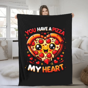 Discover You Have a Pizza My Heart: Whimsical & Cheesy Fleece Blankets