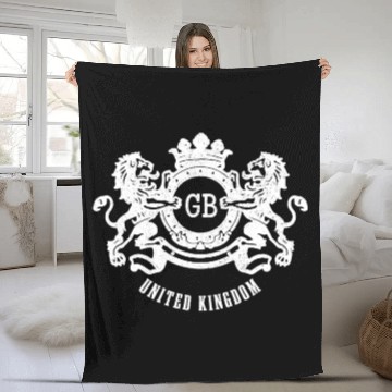 Discover London England UK Souvenir Gift Fleece Blankets