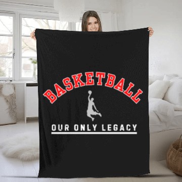 Discover Basketball Fleece Blankets