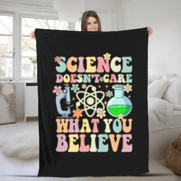 Discover Groovy Science Teacher Fleece Blankets