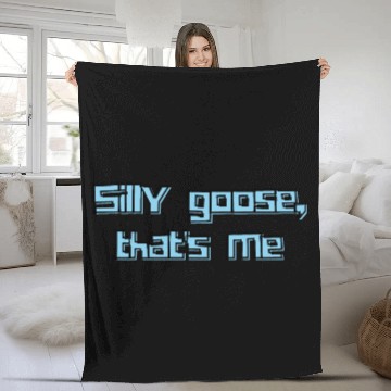 Discover Silly Goose That’s Me Funny Retro Humor Design Fleece Blankets
