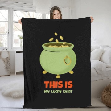 Discover St. Patrick's Day - Pot of Gold Fleece Blankets