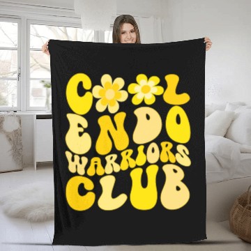 Discover Cool Endometriosis Warriors Club Fleece Blankets