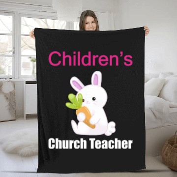 Discover Children's Church Sunday Schhol Teacher Fleece Blankets