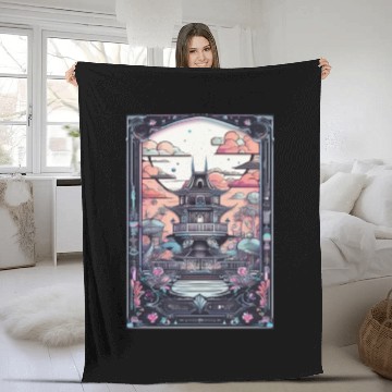 Discover Paradise landscape for those who love landscape an Fleece Blankets
