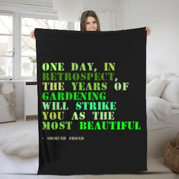Discover Plant sayings fake sigmund freud quote Fleece Blankets
