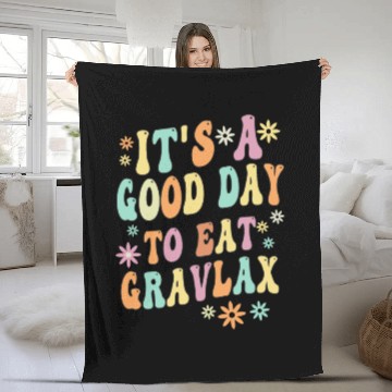 Discover Gravlax Lover Saying Fleece Blankets