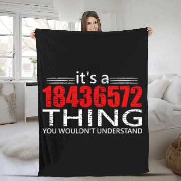 Discover It's A 18436572 Thing Funny V8 Engine Car Guy Fleece Blankets