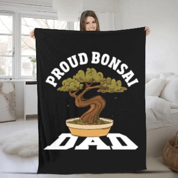 Discover Miniature Trees Tree Collector Bonsai Tree Art Fleece Blankets