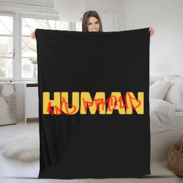 Discover Human and proud Fleece Blankets