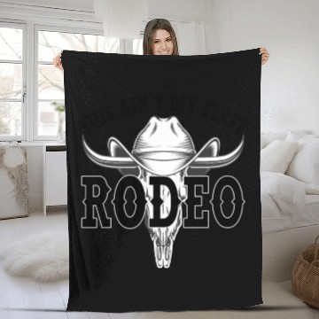 Discover this ain't my first rodeo Fleece Blankets