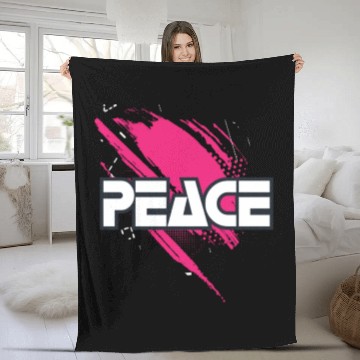 Discover "Serenity Reigns: Peaceful Harmony" Fleece Blankets