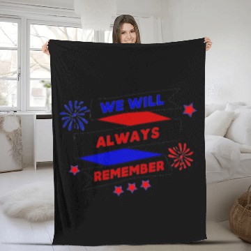 Discover In April We Wear Red Autism Awereness Fleece Blankets