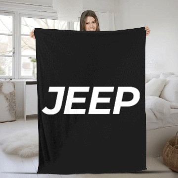 Discover Jeep Fleece Blankets